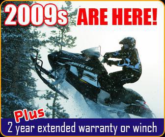 2009s are here! Plus 2 year extended warranty or winch.