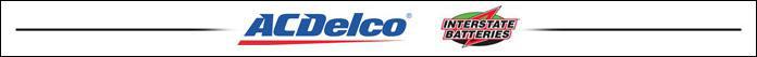 We carry products from ACDelco and Interstate Batteries.