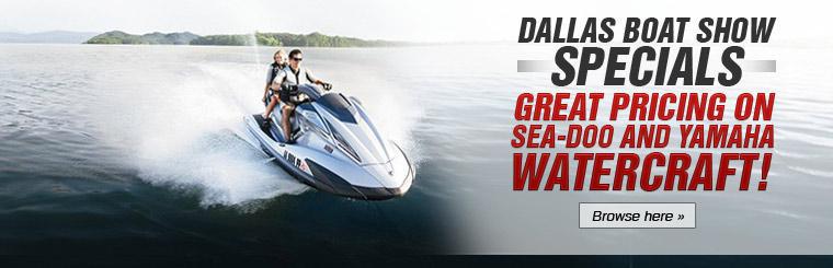 Get great pricing on Sea-Doo and Yamaha watercraft.
