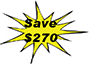 Save $270