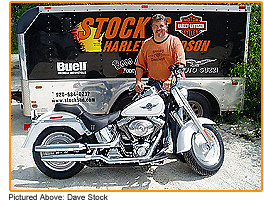 Dave Stock, owner of Stocks Harley-Davidson and Buell.