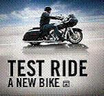 Test ride a new bike.