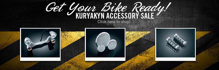 Get your bike ready with our Kuryakyn accessory sale!