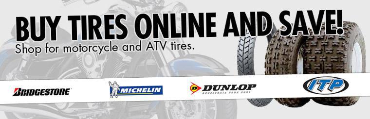 Click here to save big on motorcycle and ATV tires.