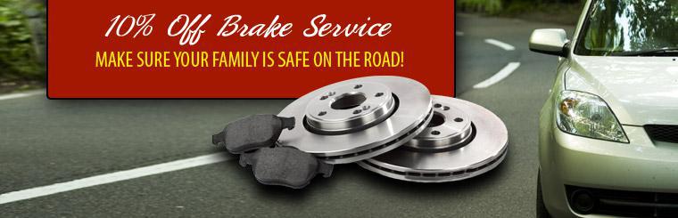 Click here to save 10% on brake service.