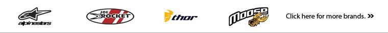 We carry products from Alpine Star, Joe Rocket, Thor, Moose, Two, K&N, and Dyno Jet.