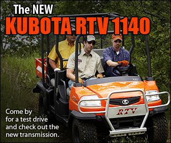 The NEW Kubota RTV 1140 Come by for a test drive and check out the new transmission.
