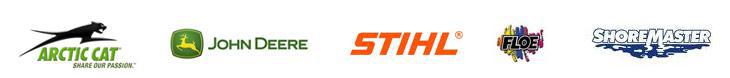 We carry products from Arctic Cat, John Deere, STIHL, Floe, and ShoreMaster.