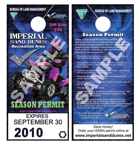 2010 Season Sand Pass
