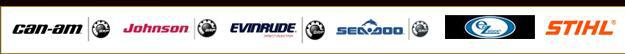 We carry Can-Am, Johnson, Evinrude, Sea-Doo, EZ Dock, and Stihl products.