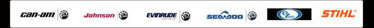 We carry Can-Am, Johnson, Evinrude, Sea-Doo, EZ Dock, and STIHL products.