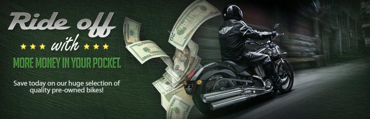 Save today on our huge selection of quality pre-owned bikes!