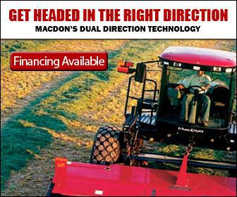 Get headed in the right direction. MacDon's dual direction technology. Financing available.