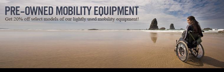 Get 20% off select models of our lightly used mobility equipment! Click here to view our pre-owned mobility equipment!