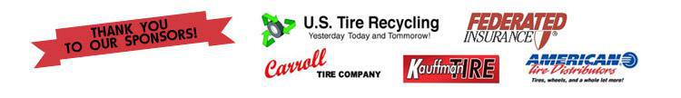 Thank you to our sponsors: U.S. Tire Recycling, Carroll Tire Company, Federated Insurance, Kauffman Tire, and American Tire Distributors.