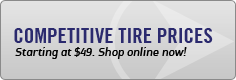 Competitive Tire Prices: Starting at $49. Shop online now!