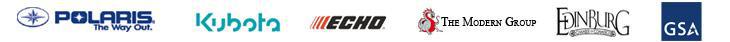 We carry products from Polaris, Kubota, ECHO, The Modern Group, and Edinburg.