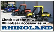 Check out the new RhinoGear accessories in Rhinoland!