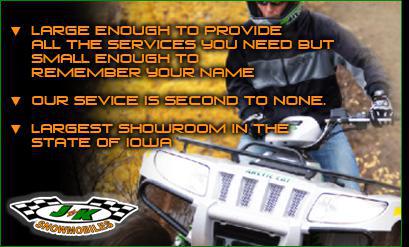 Large Enough to provide all the services you need but small enough to remember your name. Our service is second to none. Largest showroom in the state of Iowa.