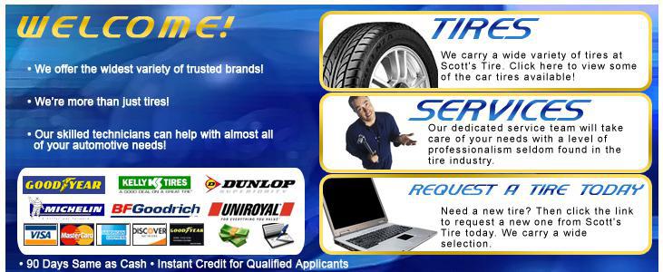 Welcome to Scott's Tire SErvice!