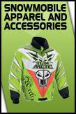 Snowmobile apparel and accessories