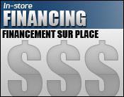 In-store Financing. Financement sur place.