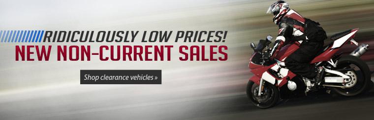 New non-currents are on sale! Click here to shop clearance vehicles.