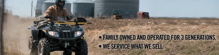 Family owned and operated for 3 generations. We service what we sell.