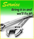 Service: bring it in and we'll fix it!