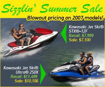 Sizzlin' Summer Sale: Blowout pricing on 2007 models!
