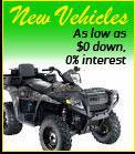New Vehicles as low as $0 down, 0% interest.