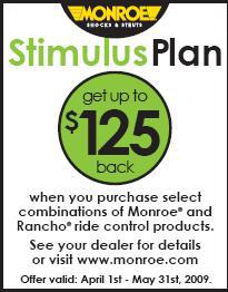 Monroe Stimulus Plan Promotion