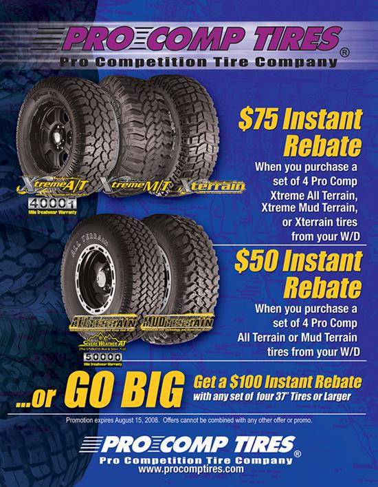 ProComp Instant Rebates