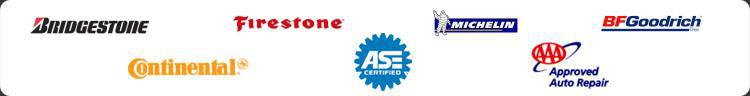 We carry Bridgestone, Firestone, Michelin, BFGoodrich, and Continental products.