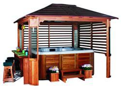 Gazebo Hot Tub Enclosure
