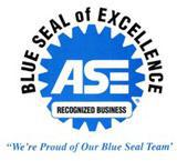 ASE Recognized Business. Blue Seal of Excellence. We're Proud of Our Blue Seal Team!