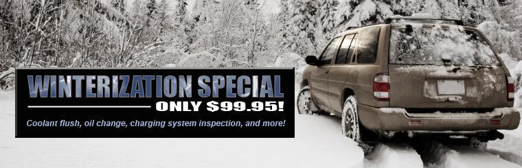 Click here to get your winterization special for only $99.95.