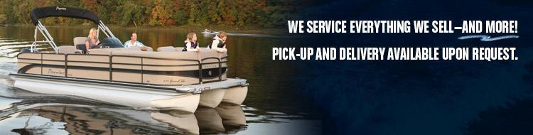 We service everything we sell—and more! Pick-up and delivery available upon request.