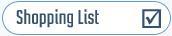 Shopping List