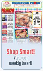Shop Smart! View our weekly insert!