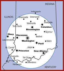 Map of Locations