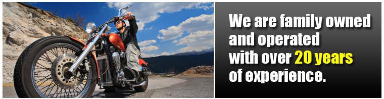 We are family owned and operated with over 20 years of experience.