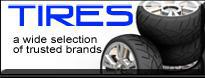 A wide selection of trusted tire brands.