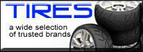 A wide selection of trusted tire brands.
