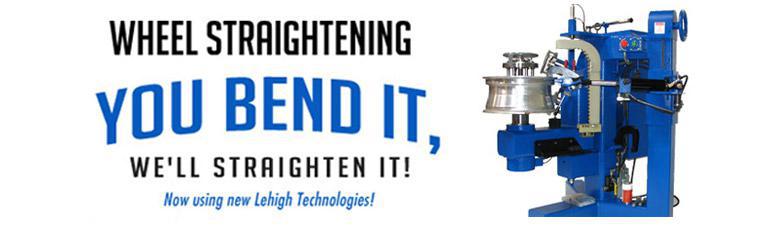 Check out our wheel straightening with new Lehigh Technologies!