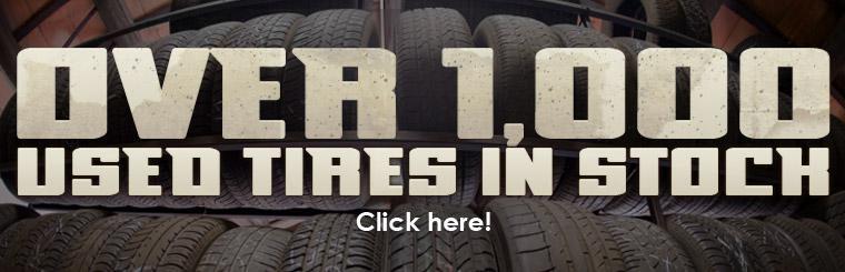 Click here to view our used tires.