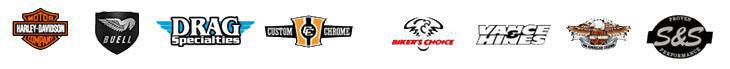 We carry products from Harley-Davidson®, Buell®, Custom Chrome, Biker's Choice, Vance & Hines, and Harley-Davidson® MotorClothes®.