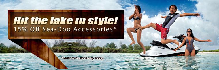 Take 15% off Sea-Doo accessories. Click here to shop.
