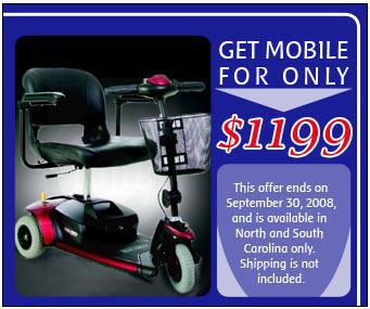 Get mobile for only $1,199. This offer ends on September 30, 2008, and is available in North and South Carolina only. Shipping is not included.