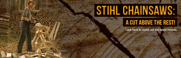 Click here to check out the latest STIHL chainsaw models.